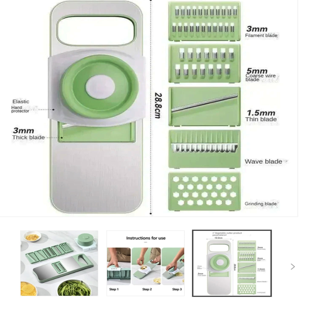 FIVE IN ONE MULTI FUNCTION VEGITABLE CUTTER